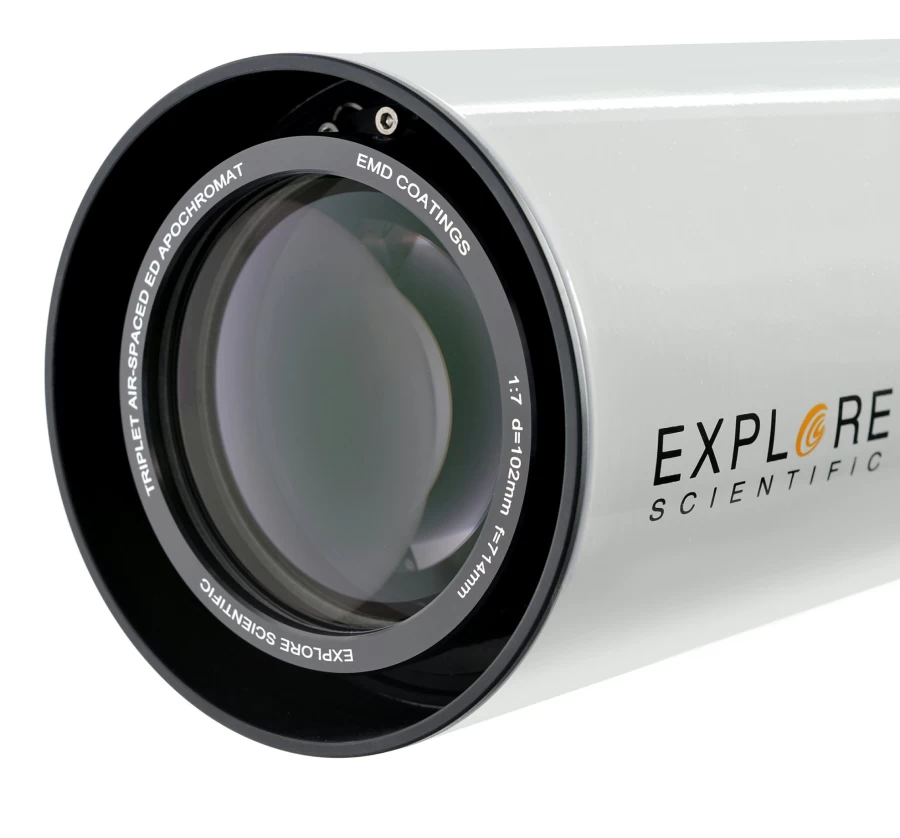 Bresser Explore Scientific ED APO 102mm f/7 Refractor Telescope with Aluminum Hex Focuser