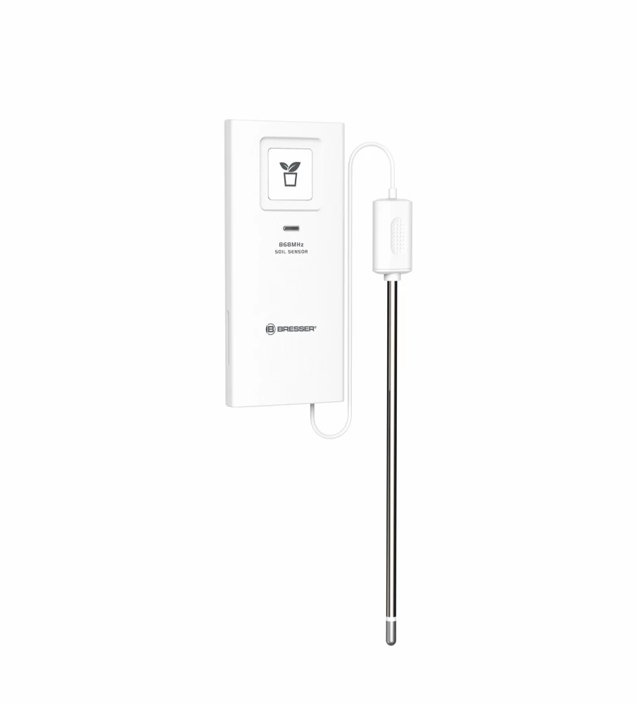 Bresser Digital Soil Moisture and Temperature Meter - Accurate Garden Soil Tester for Plants