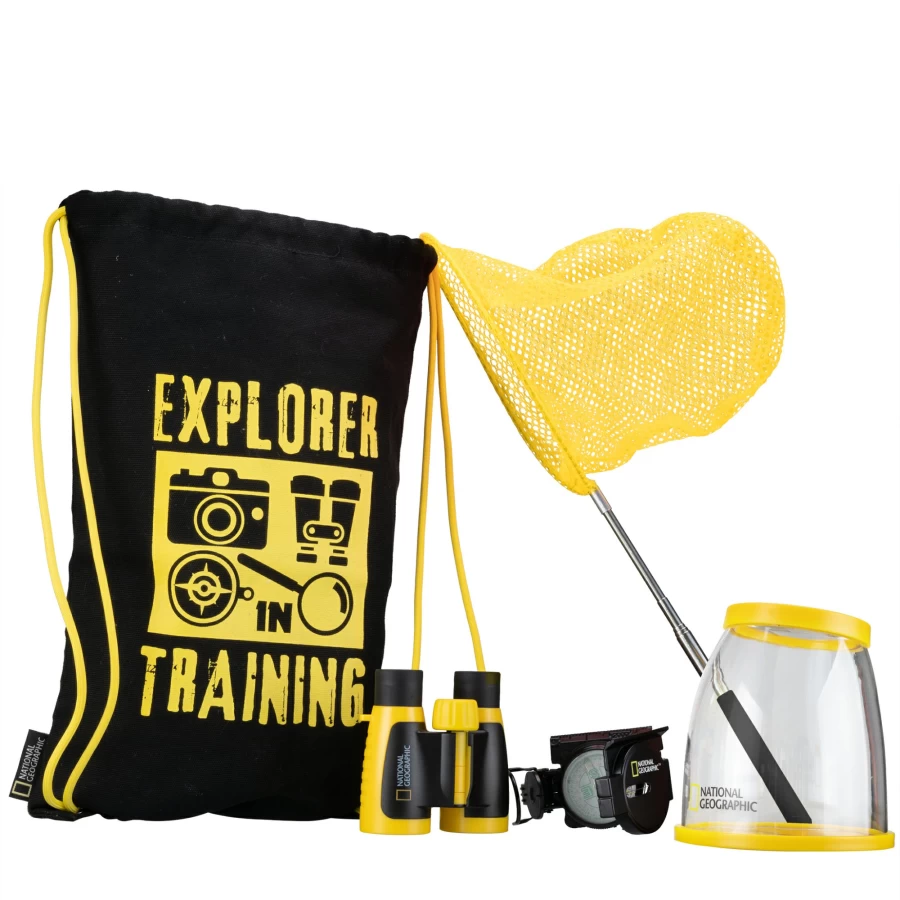 Bresser National Geographic Outdoor Discovery Set – Adventure-Ready Exploration Kit for Kids & Adults