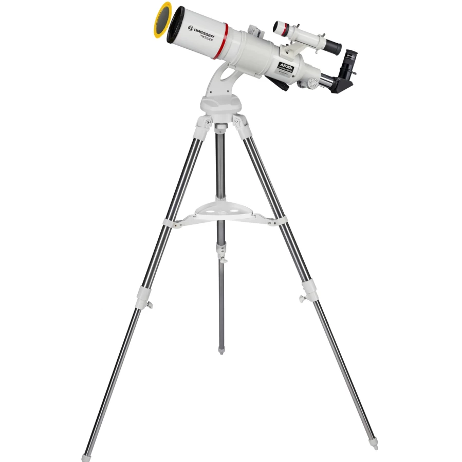 Bresser Messier AR-90/500 Nano AZ Refractor Telescope with Portable Altazimuth Mount for Astronomy Beginners