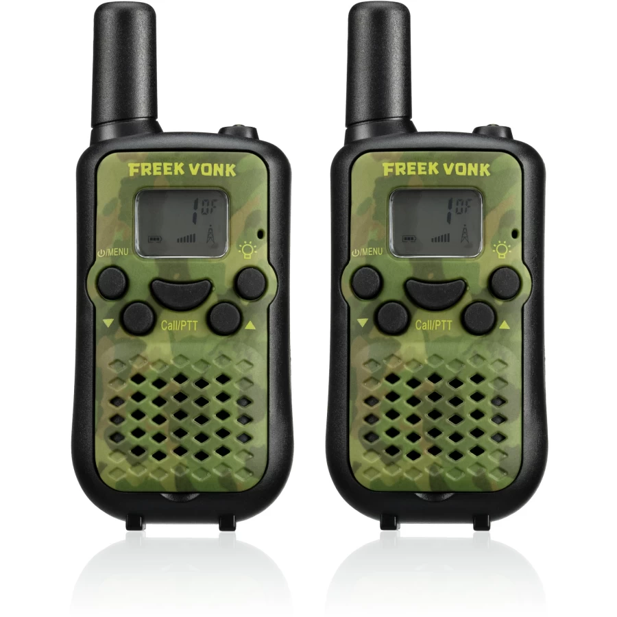 Bresser Freek Vonk 2-Way Walkie-Talkie Set - 2 Pack for Outdoor Adventures