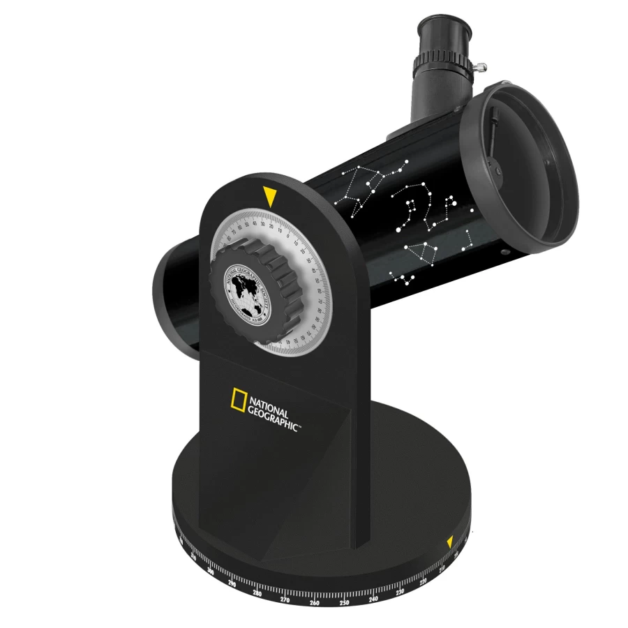 Bresser National Geographic 76/350 Compact Telescope for Astronomy Beginners – Portable and Easy to Use