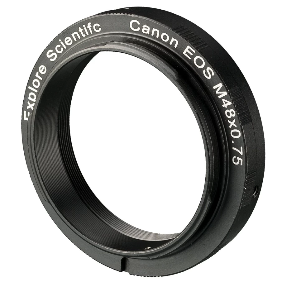 Bresser M48x0.75 Camera Adapter Ring for Canon EOS DSLR - Explore Scientific Compatible