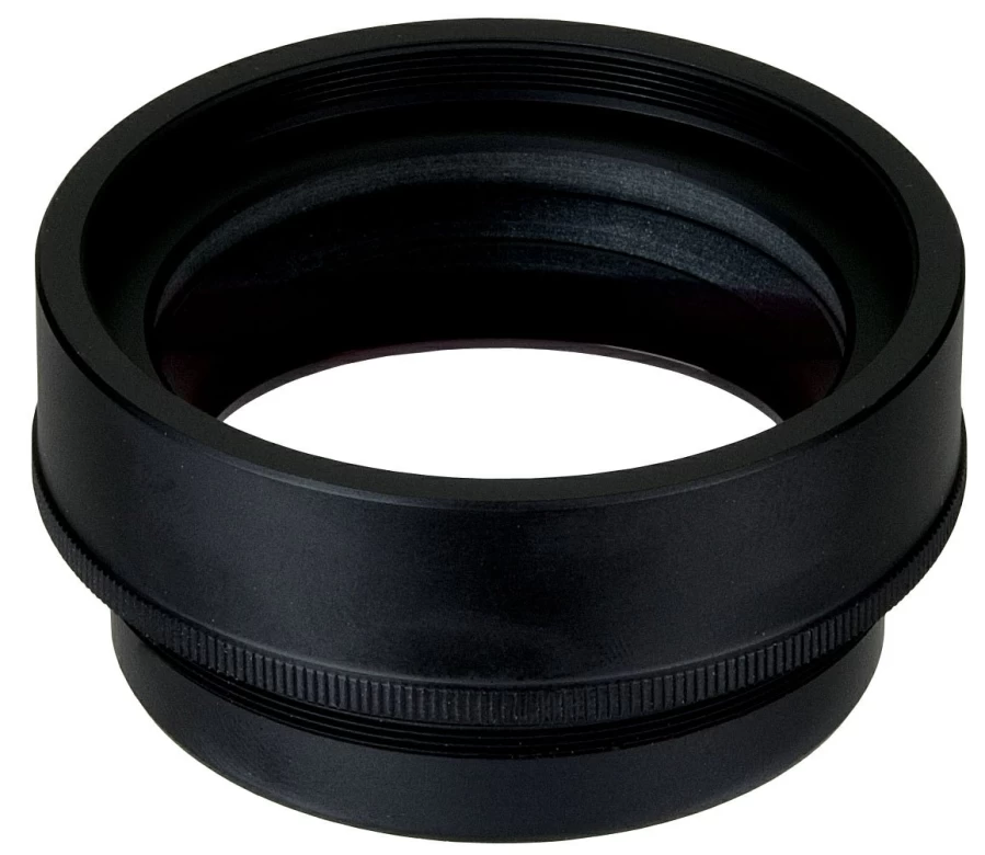 Bresser 0.72X Focal Reducer for Telescopes - 2 Inch Compression Ring Compatible with Astronomy Eyepieces