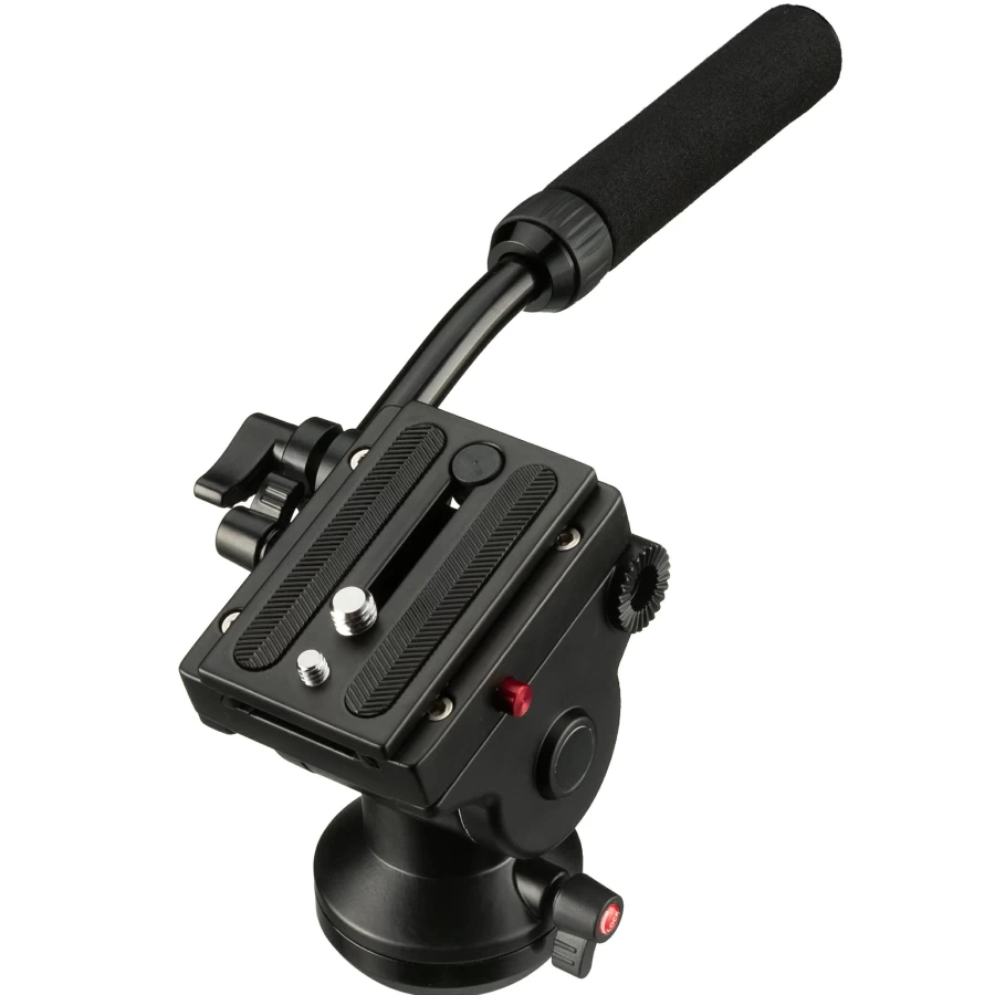 Bresser BR-TPH008 60mm 2-Way Video Head for Smooth Pan and Tilt Camera Movements