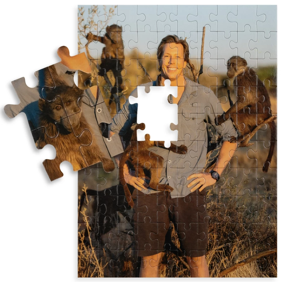 Bresser Freek Vonk Kids Jigsaw Puzzle - Educational Wildlife Animal Puzzle for Children
