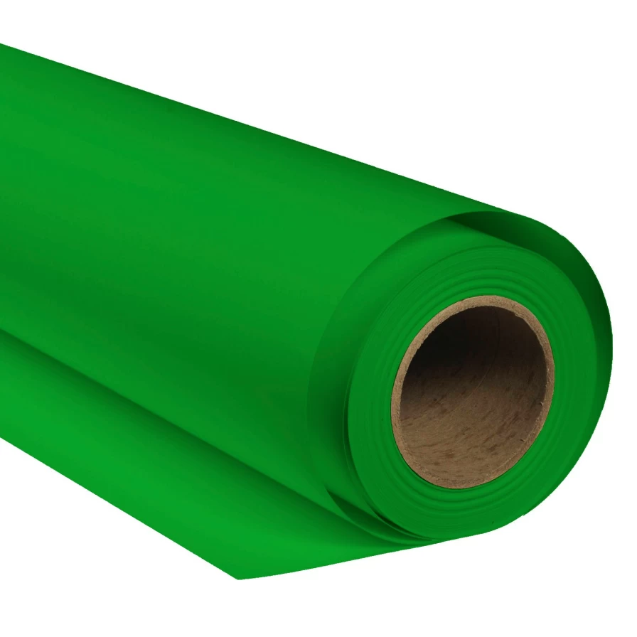 Bresser 3.56m x 15m Chroma Key Green Paper Background Roll for Photography SBP10