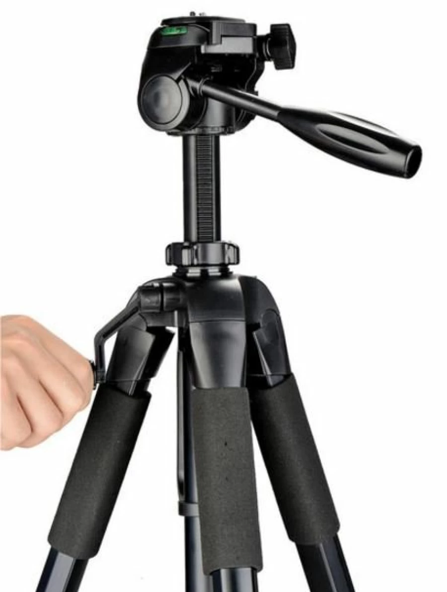 Bresser TR-682AN 180cm Aluminum Travel Tripod with 3-Way Panoramic Head for Professional Photography
