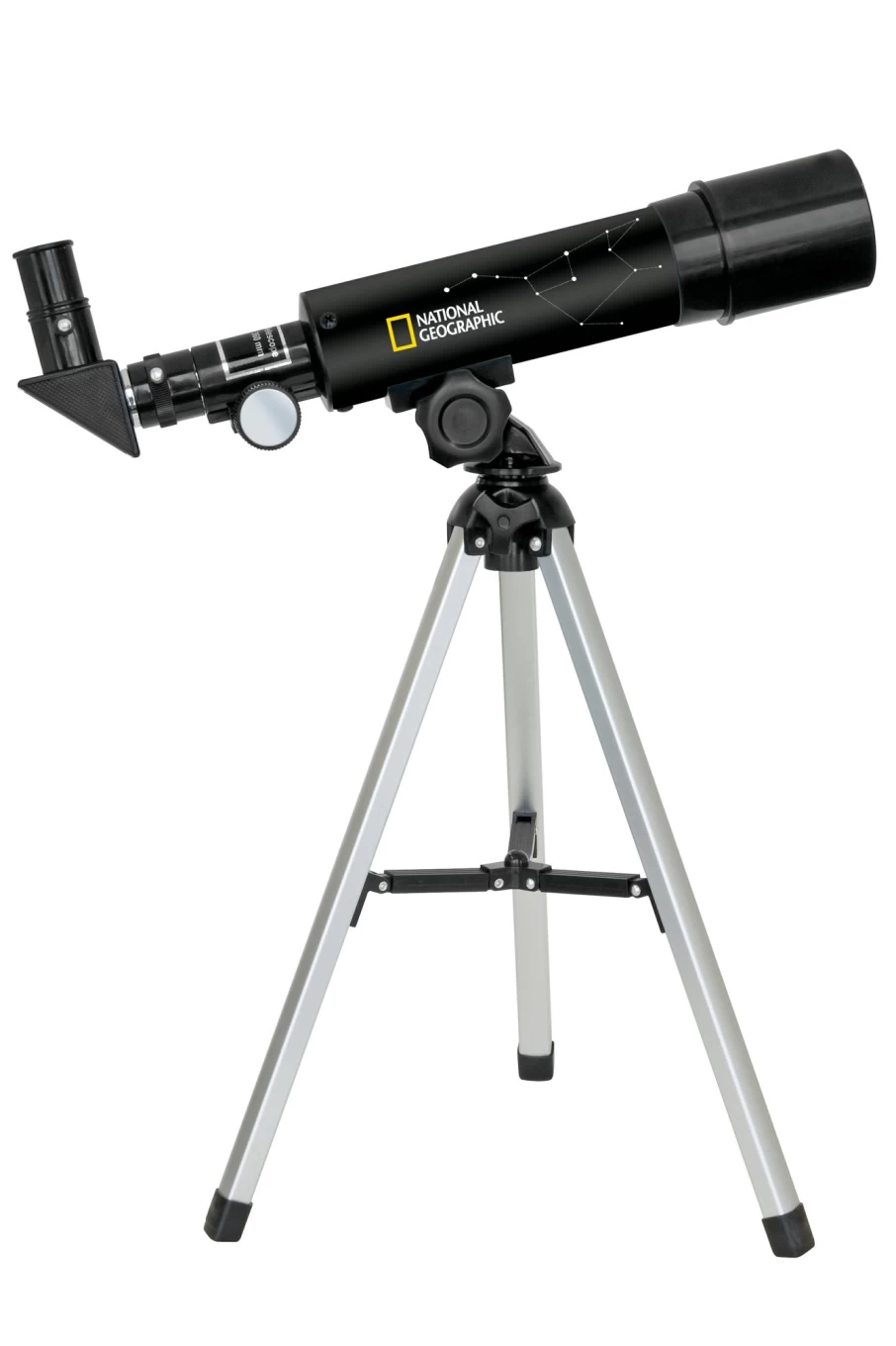 Bresser National Geographic 50/360 Telescope with Table Tripod for Kids & Beginners - Portable Astronomy Refractor Telescope