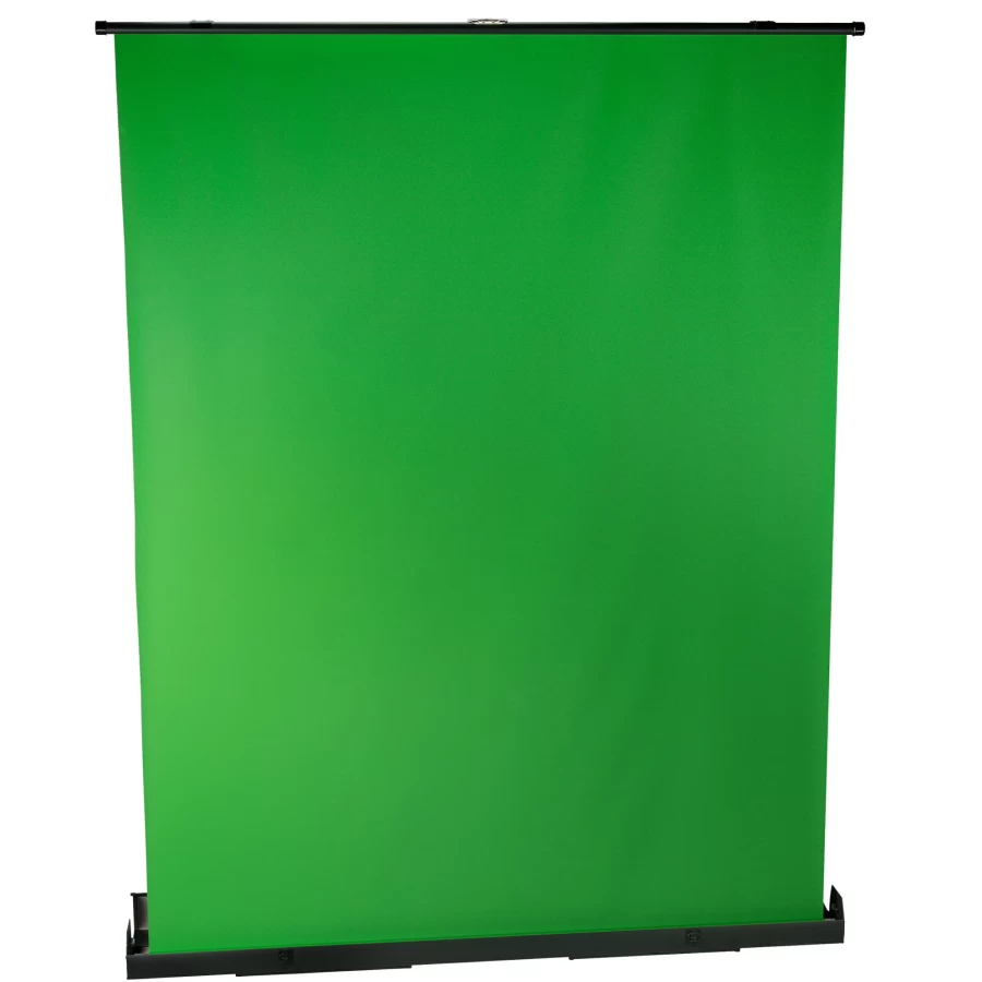 Bresser 147x190cm Portable Green Screen for Photography & Video – Easy Roll-Up Background for Studio & Chroma Key