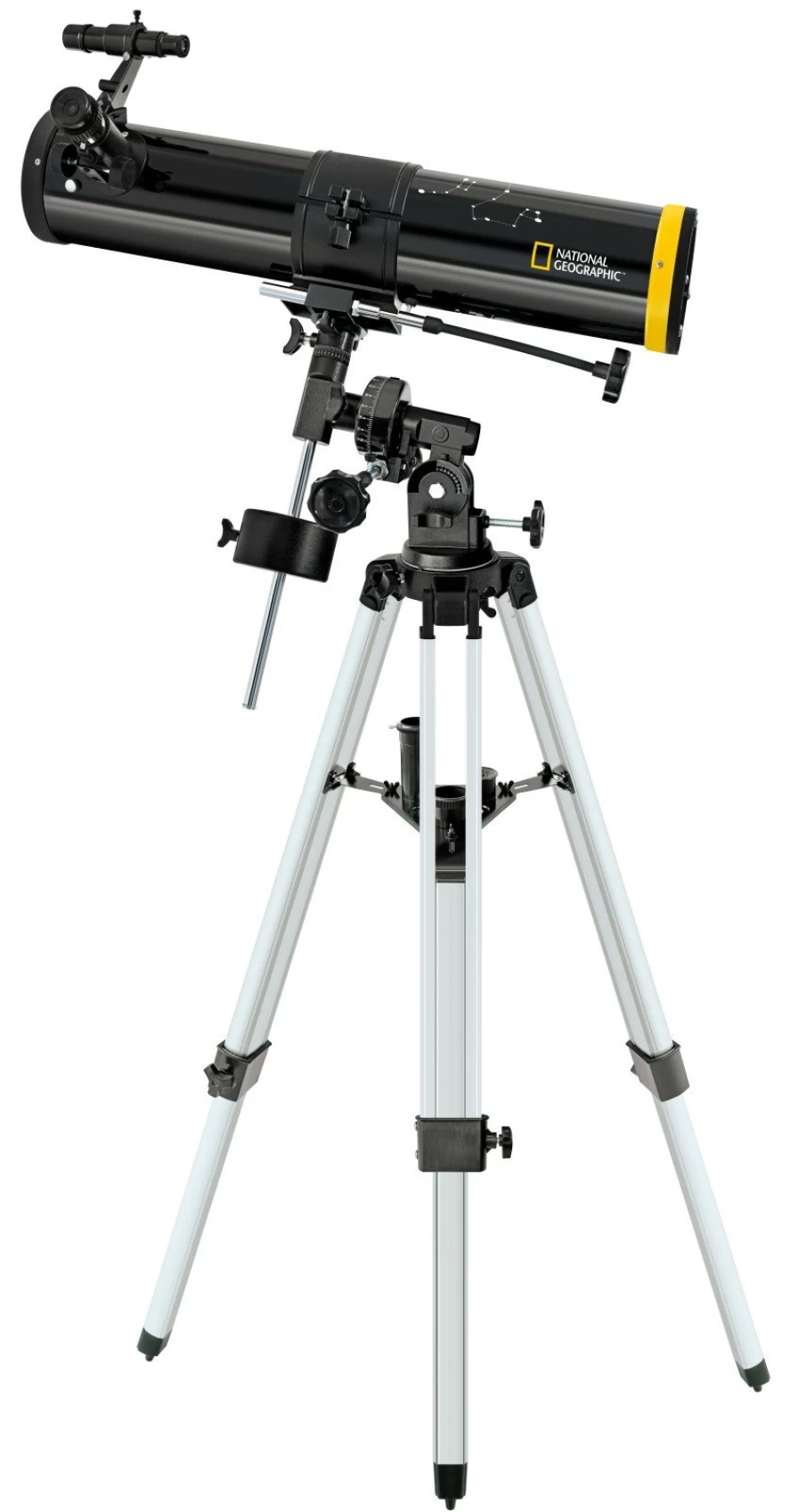 Bresser National Geographic 76/700 EQ Reflector Telescope with Equatorial Mount for Astronomy Beginners