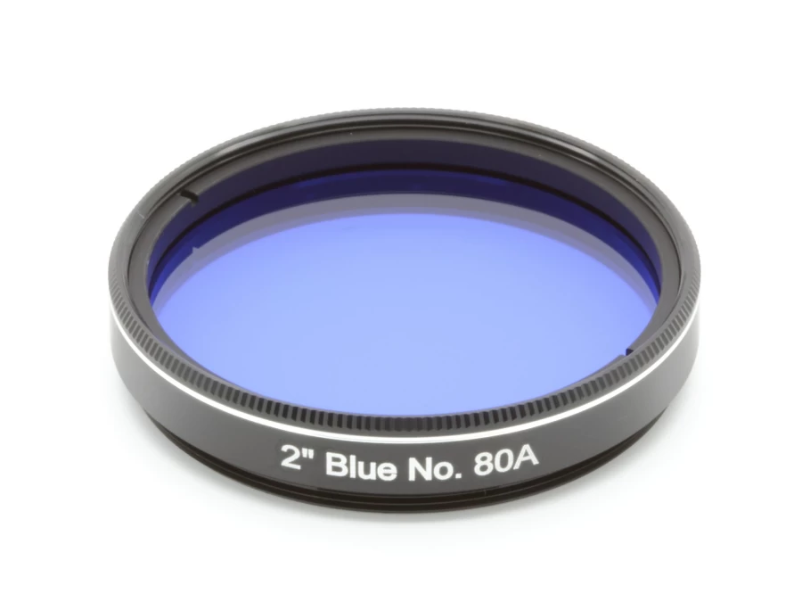 Bresser 2" Blue No.80A Filter for Astronomical Telescopes - Explore Scientific Compatible