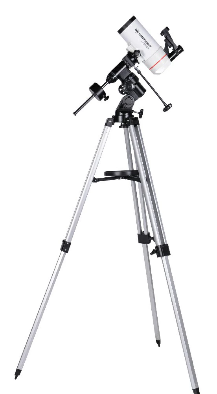 Bresser Messier MC-90/1250 EQ3 Maksutov-Cassegrain Telescope with Smartphone Adapter & Solar Filter for Astronomy Observation