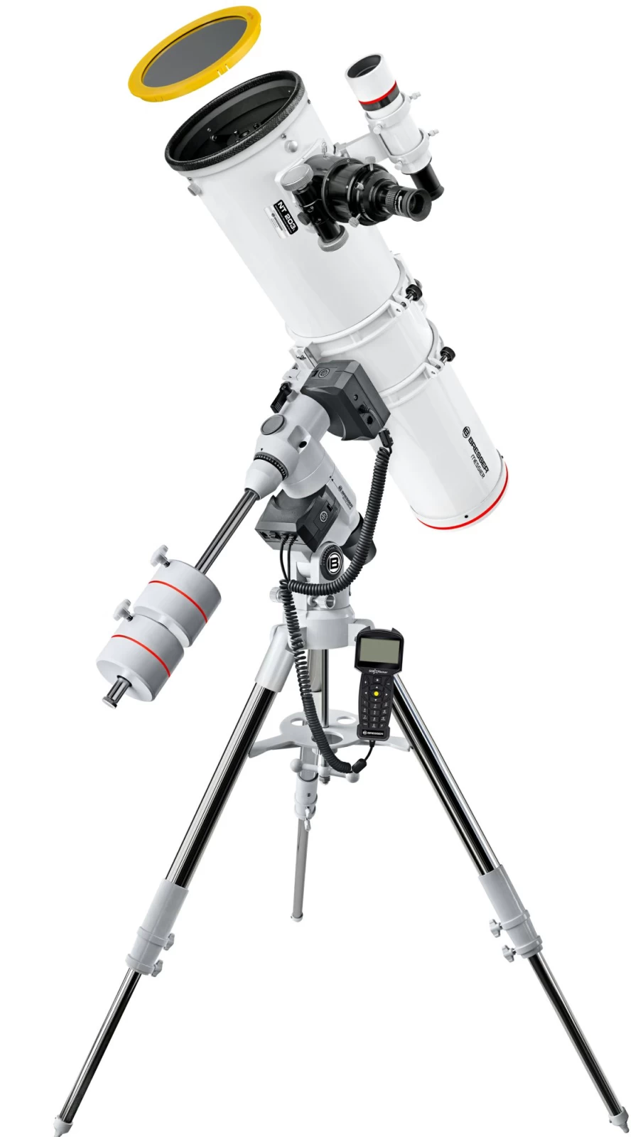 Bresser Messier NT-203/1200 Hexafoc EXOS-2 GoTo Telescope – 8" Newtonian Reflector with Automated Tracking