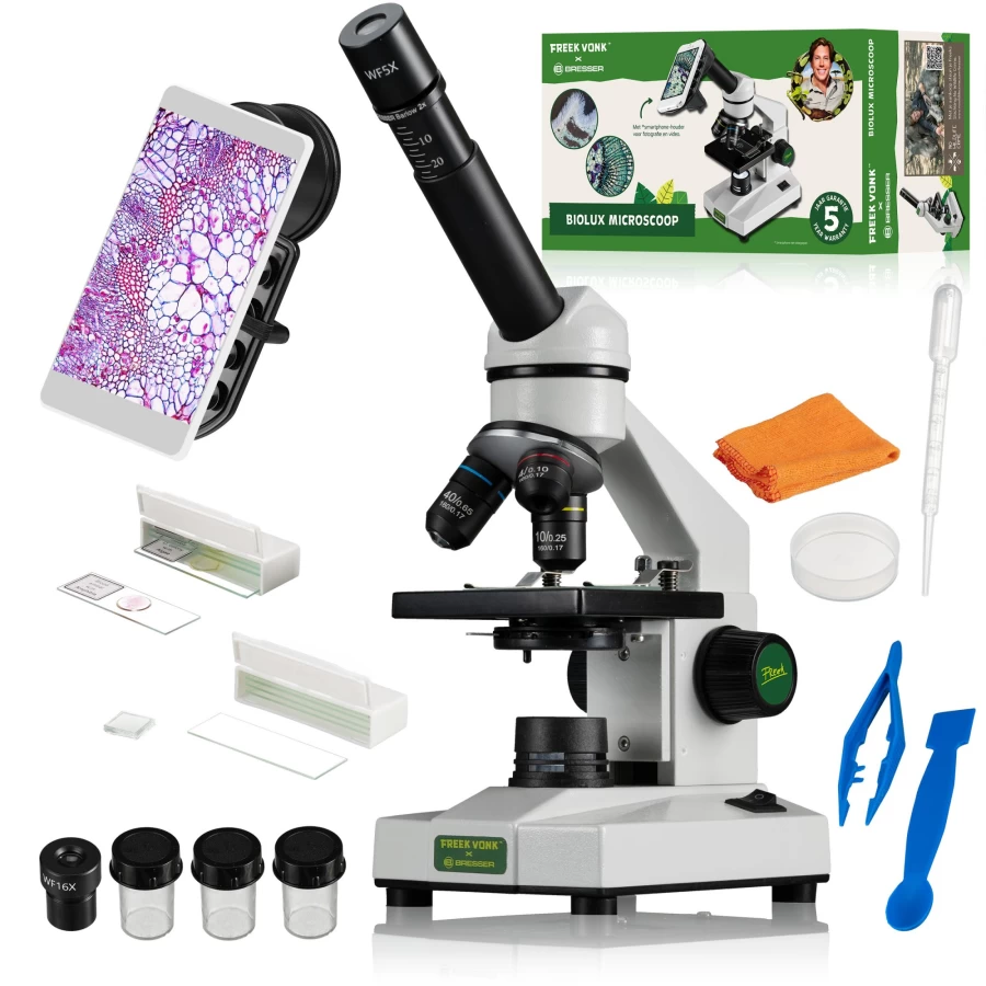 Bresser Biolux Microscope with Freek Vonk Edition – High-Quality Professional Microscope for Research & Education