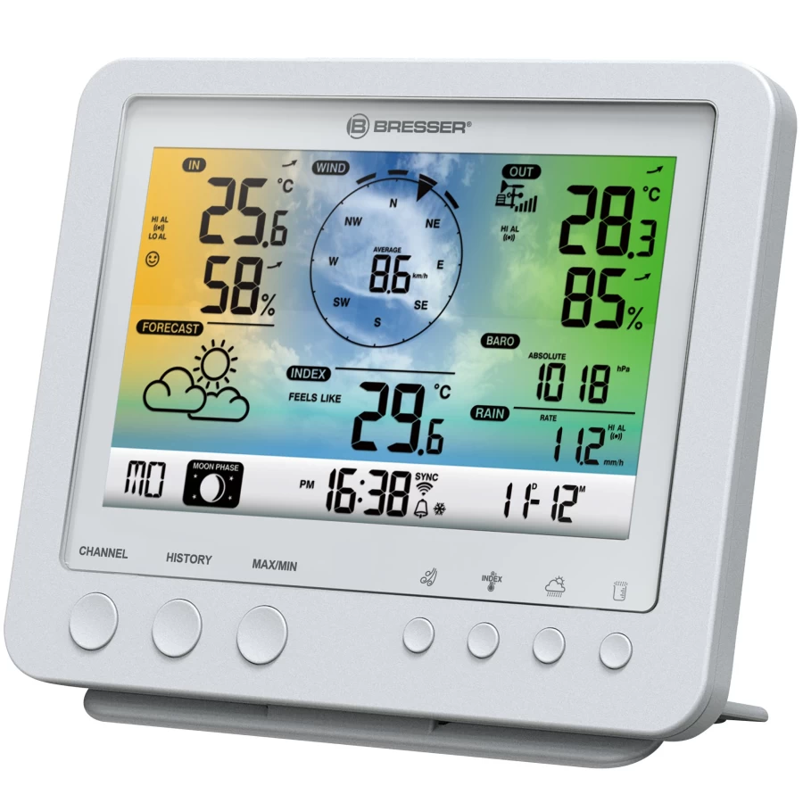 Bresser Weather Station 7002581 Replacement Base Station | Spare Part for 7002581 Model | Compatible with Bresser Weather Stations