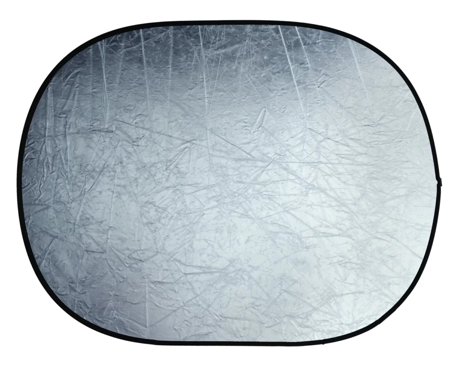 Bresser BR-TR5 150x200cm Gold/Silver Collapsible 2-in-1 Photography Reflector for Studio & Outdoor Use
