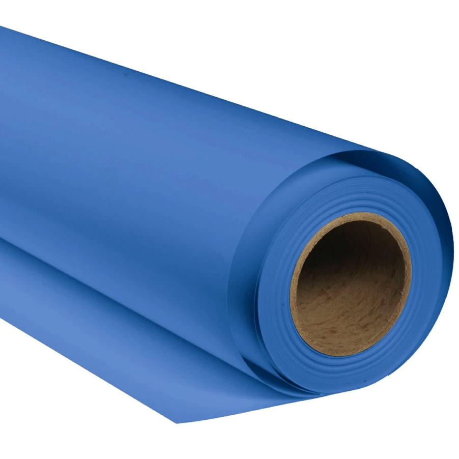 Bresser SBP27 Chroma Key Blue Background Paper Roll - 2m x 11m for Green Screen Photography & Video