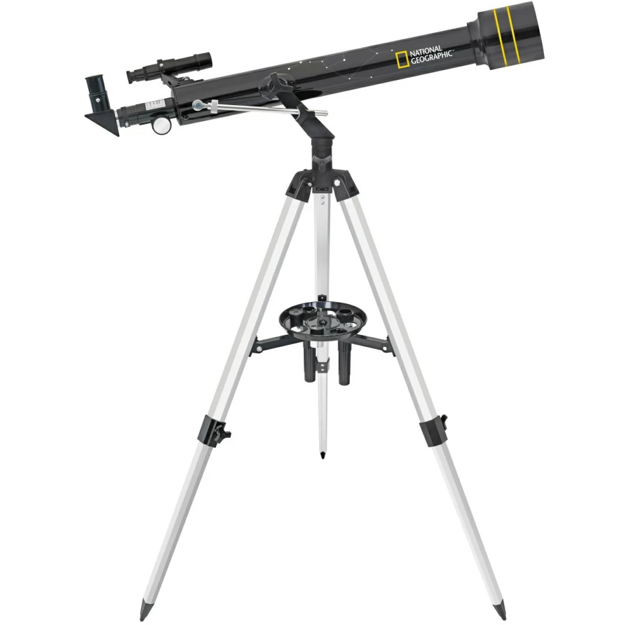 Bresser 60/700 AZ National Geographic Refractor Telescope for Astronomy Beginners