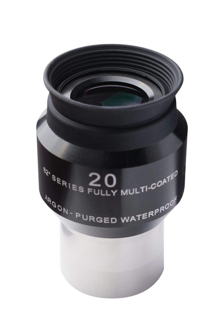 Bresser 20mm 62° Ultra Wide Angle Eyepiece for Telescopes - Explore Scientific AR Coated Lens