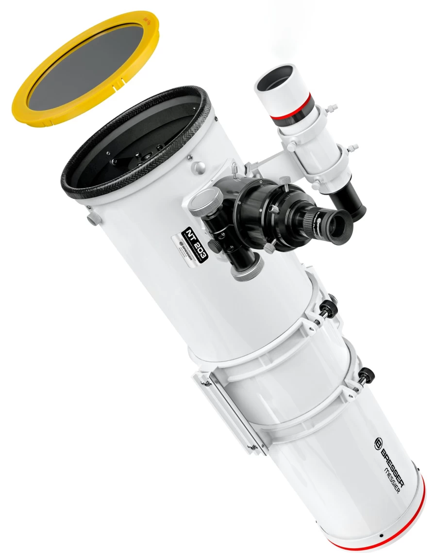 Bresser Messier NT-203/1000 Hexafoc Telescope - 8" Aperture Refractor Optical Tube for Astronomy