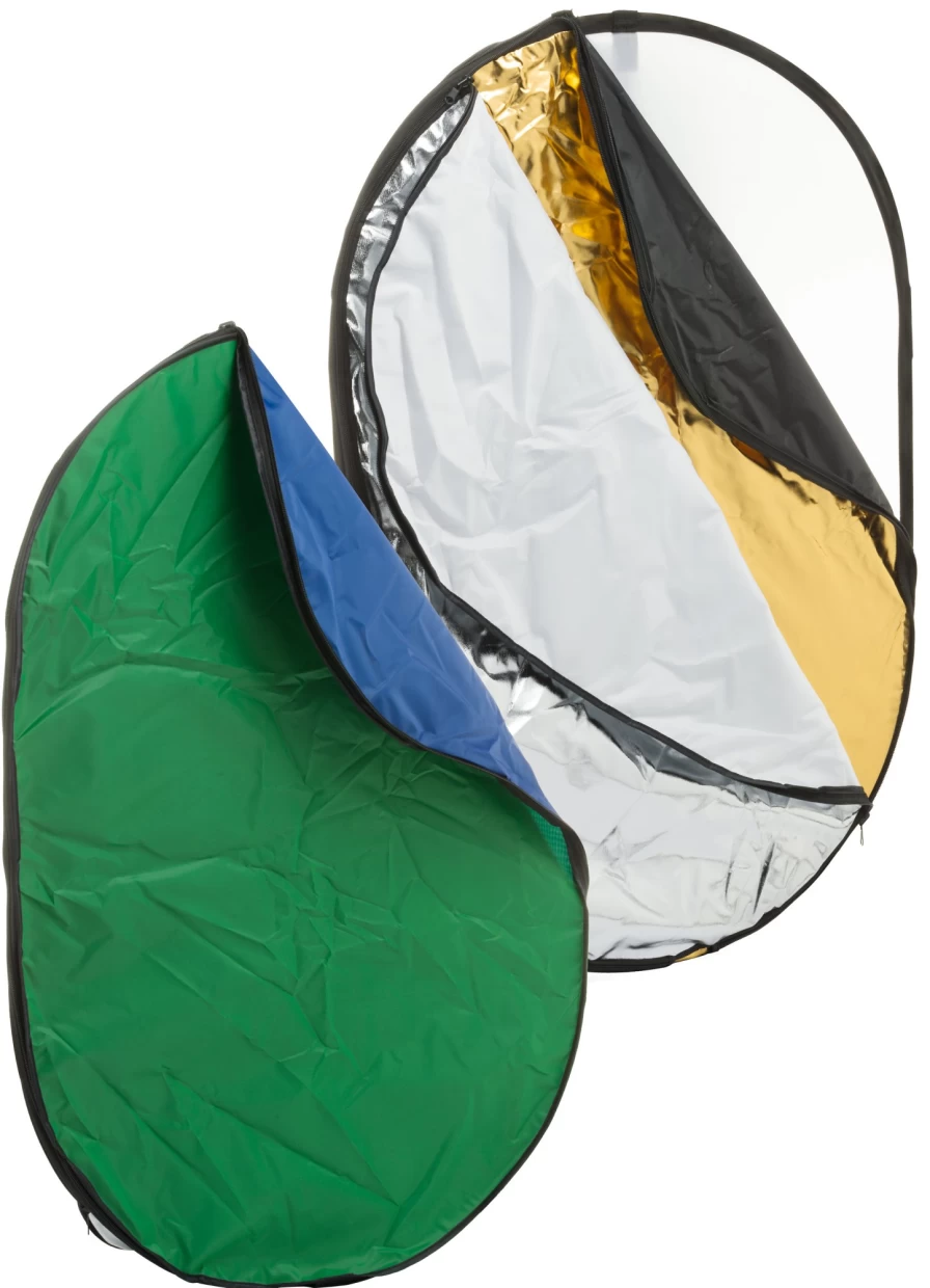 Bresser BR-TR2 7-in-1 Collapsible Photo Studio Kit: 90x120cm Diffuser, Reflector & Background for Professional Photography