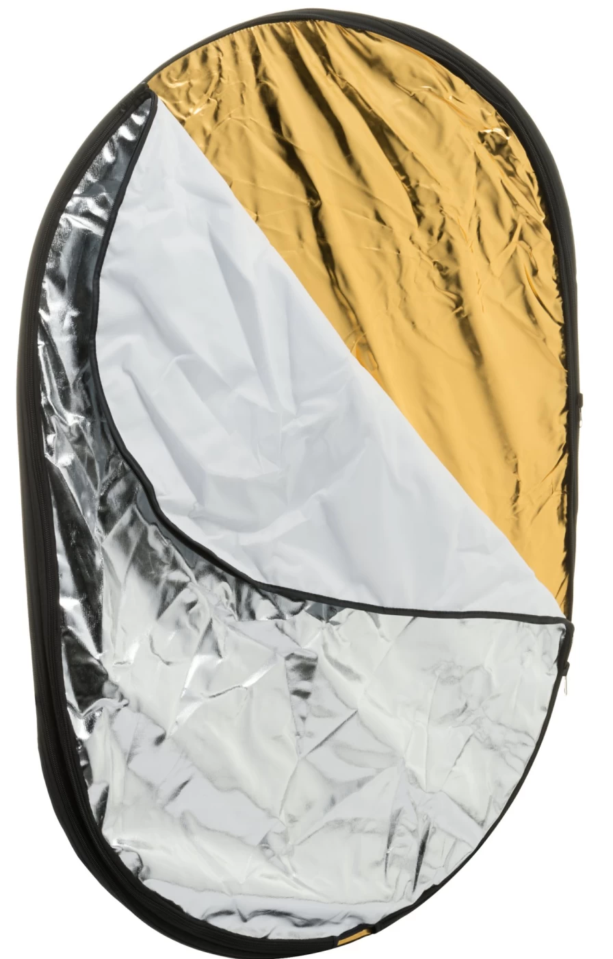 Bresser BR-TR2 7-in-1 Collapsible Photo Studio Kit: 90x120cm Diffuser, Reflector & Background for Professional Photography
