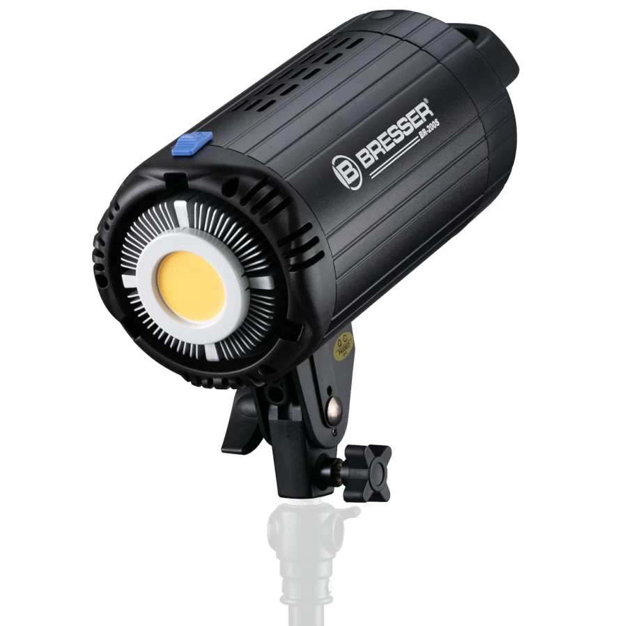 Bresser BR-200S COB LED Studio Lighting Kit with Adjustable Stand for Professional Photography & Videography