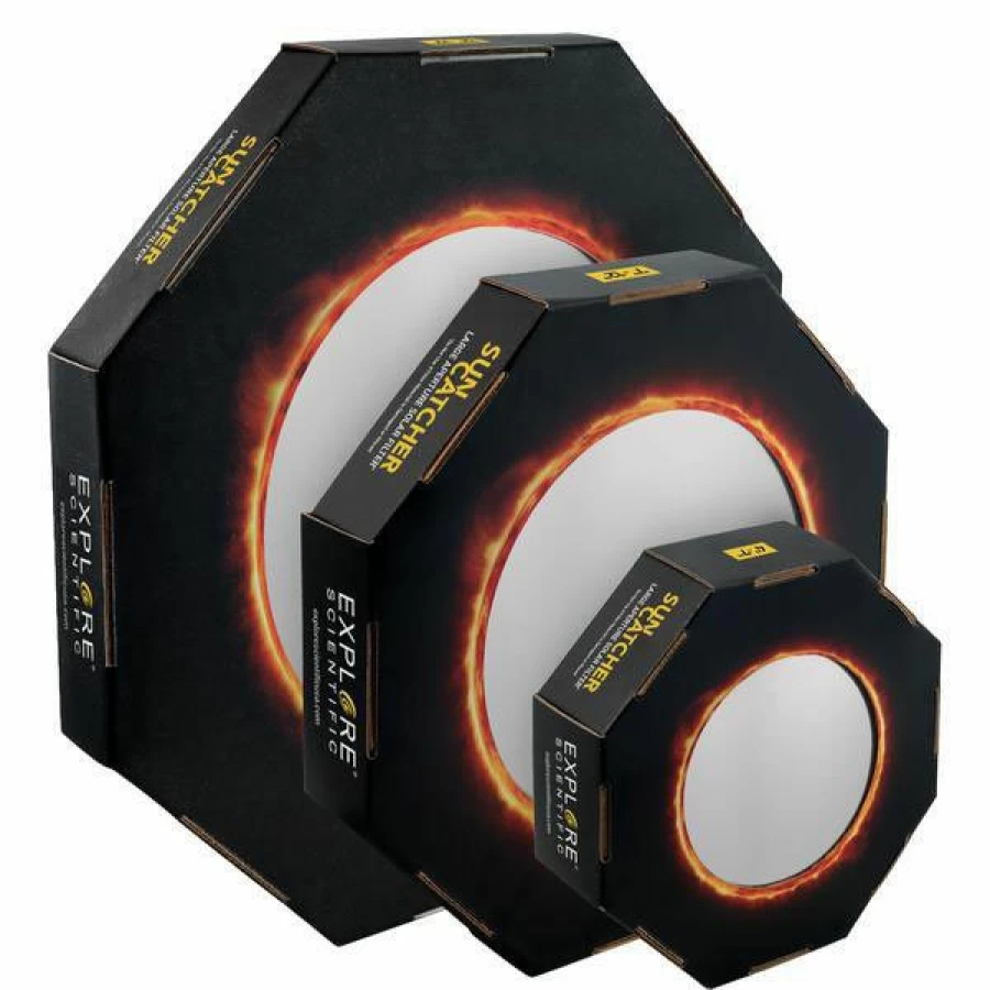 Bresser Solar Filter for 60-80mm Telescopes - Explore Scientific Sun Catcher for Safe Solar Viewing