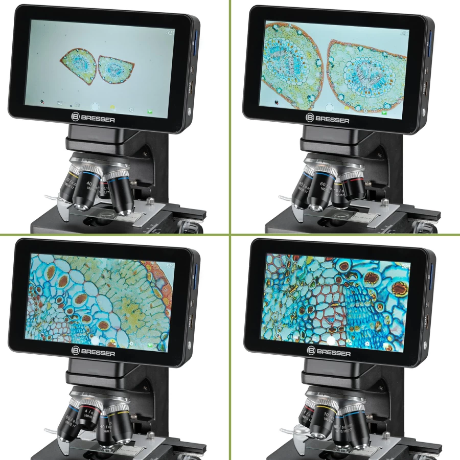 Bresser Researcher LCD Digital Microscope with High-Resolution Display for Scientific Exploration
