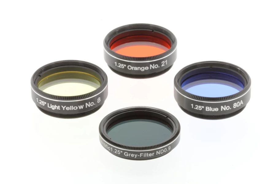Bresser 2'' Moon & Planetary Filter Set for 50mm Telescopes - Explore Scientific