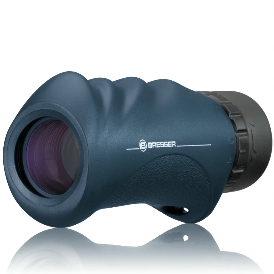 Bresser Nautic 8x25 Monocular - Compact Waterproof Marine Binoculars for Boating & Outdoor Use