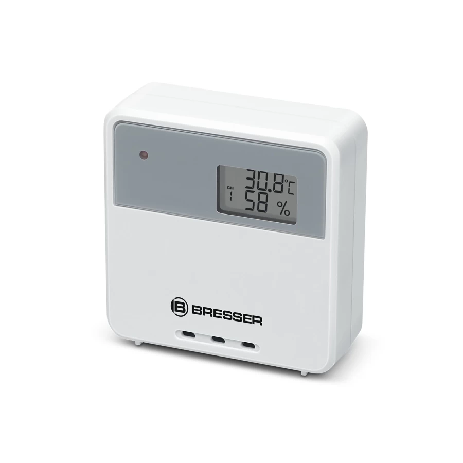Bresser Digital Thermo-Hygro Sensor - Wireless Temperature and Humidity Monitor with Precision Sensors
