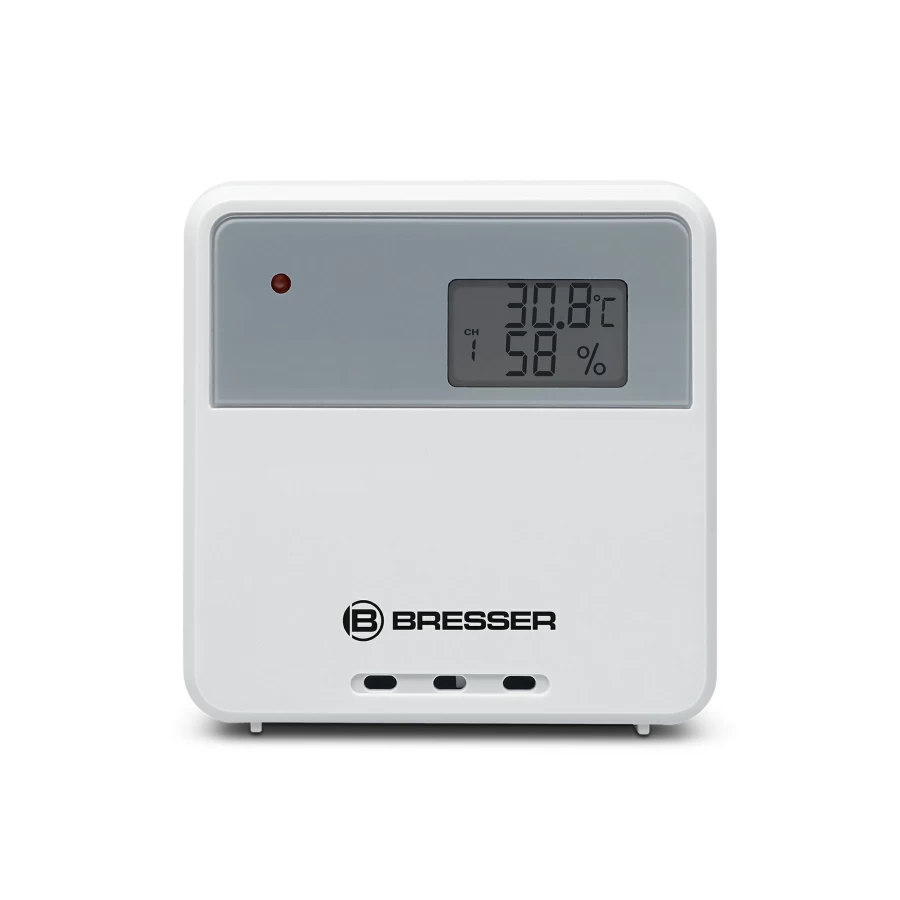 Bresser Digital Thermo-Hygro Sensor - Wireless Temperature and Humidity Monitor with Precision Sensors