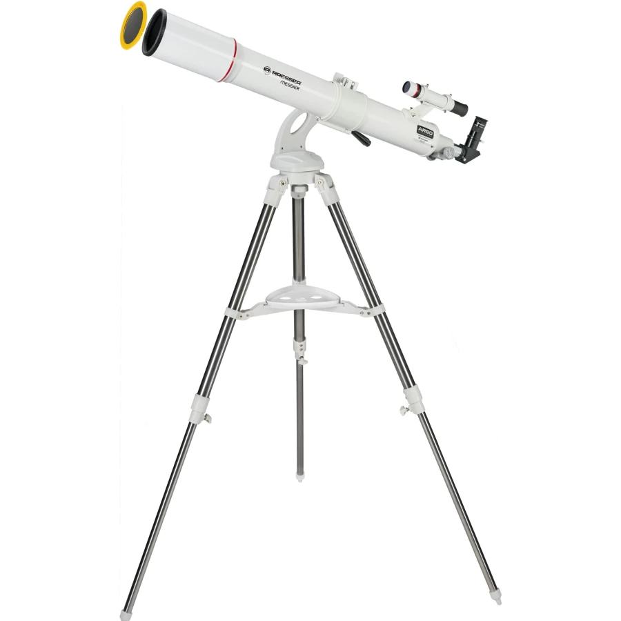 Bresser AR-90/900 Nano AZ Refractor Telescope with High-Quality Optics for Astronomy Beginners