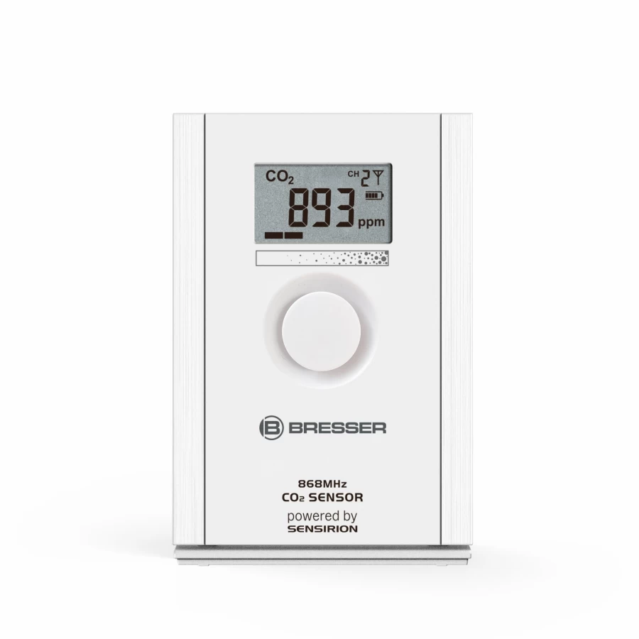 Bresser Portable CO2 Sensor – Accurate Indoor Air Quality Monitor for Home & Office