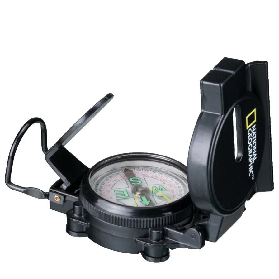 Bresser National Geographic Professional Compass for Outdoor Adventures – Durable & Accurate Navigation Tool