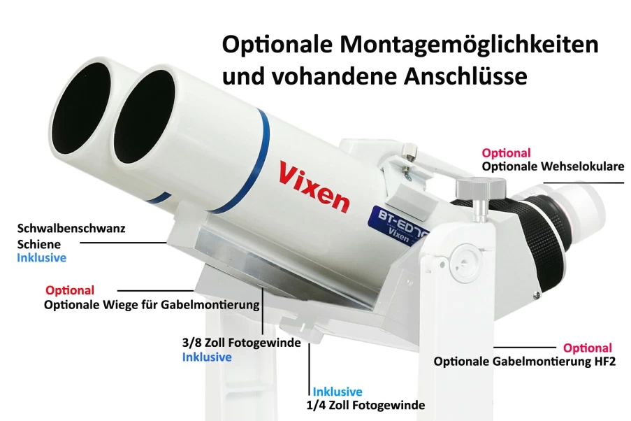 Bresser BT-81S-A High Power Astronomy Binoculars for Stargazing & Celestial Observation