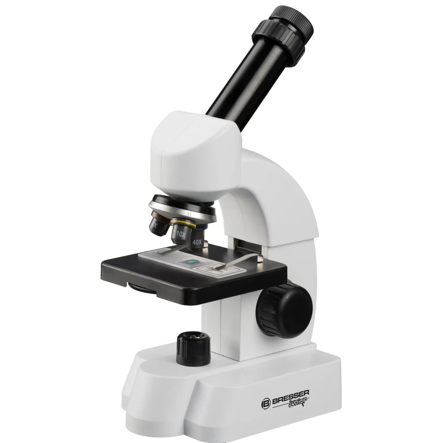 Bresser Junior Microscope for Kids – High-Quality Educational STEM Toy with LED Lighting & Accessories