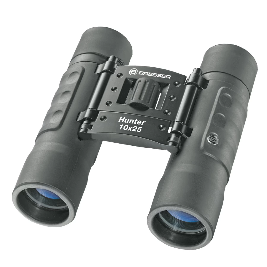 Bresser Hunter 10X25 Compact Binoculars - Lightweight, High-Powered Pocket Optics for Outdoor Adventures