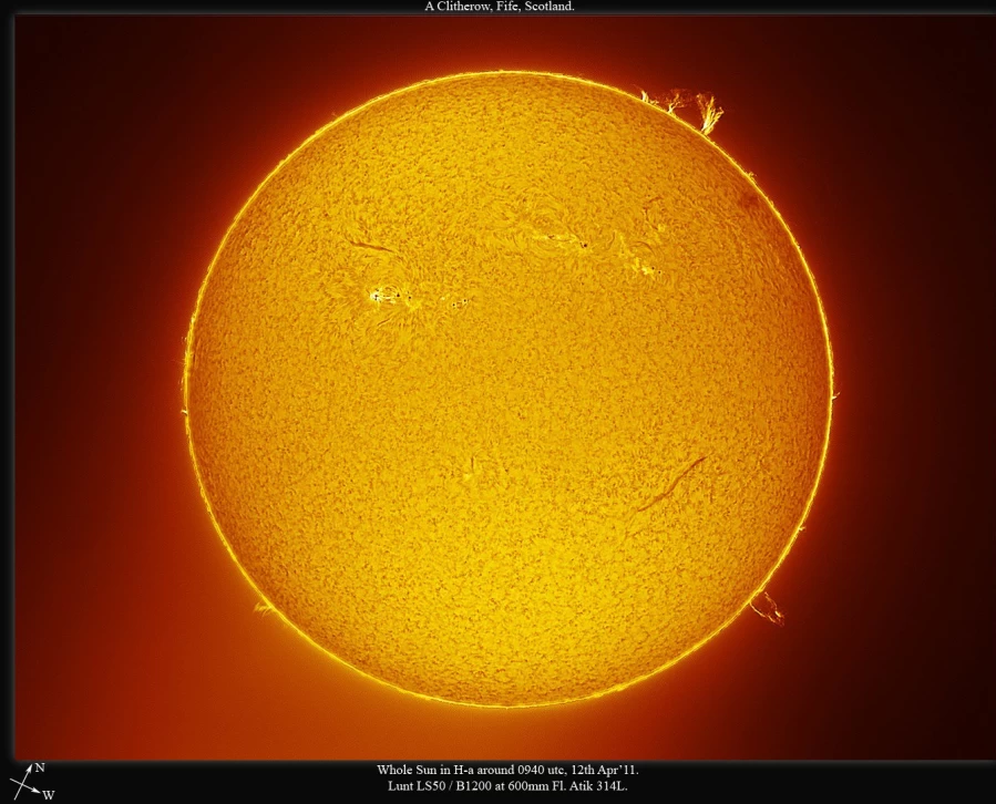 Bresser Lunt LS50FHA/B3400 H-Alpha Solar Telescope Filter for Safe Solar Viewing