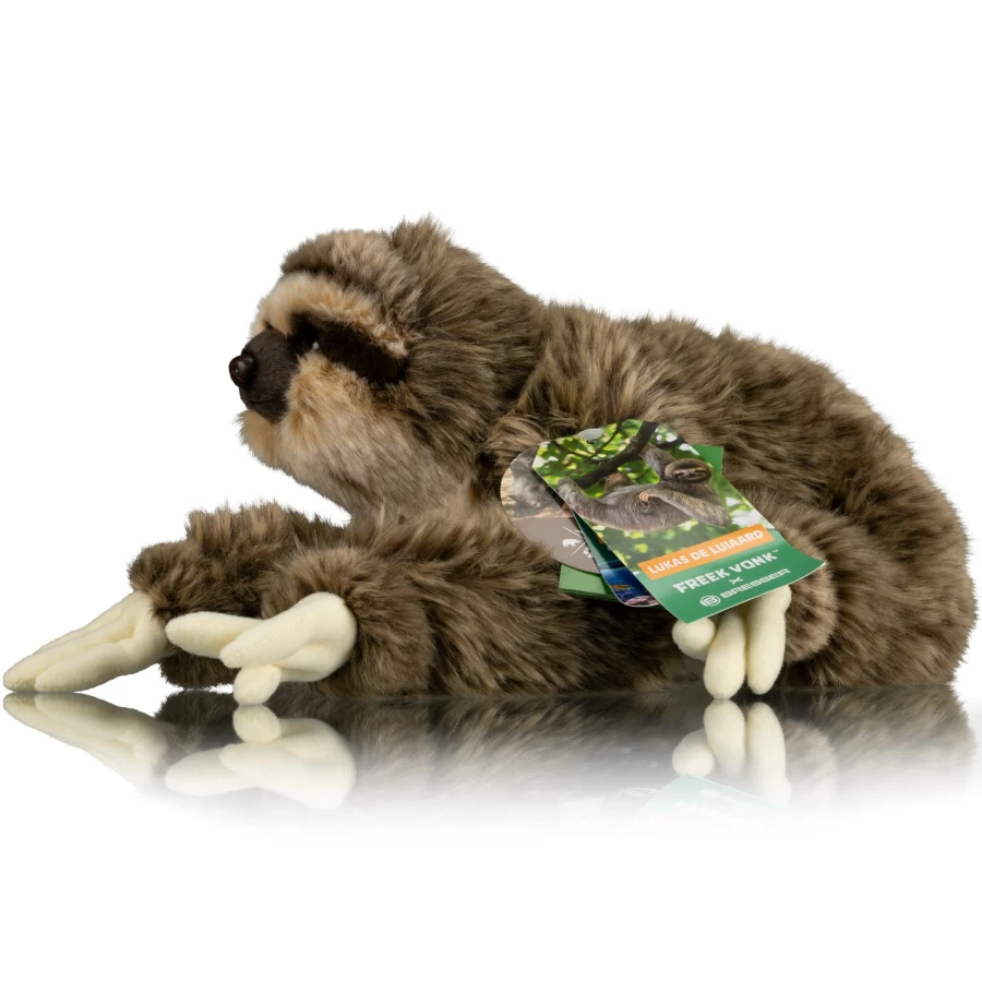 Bresser Lukas The Sloth Plush Toy by Freek Vonk – Cuddly Wildlife Collectible