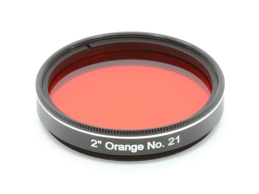Bresser 2 Inch Orange No.21 Light Pollution Filter for Astronomy - Explore Scientific Compatible