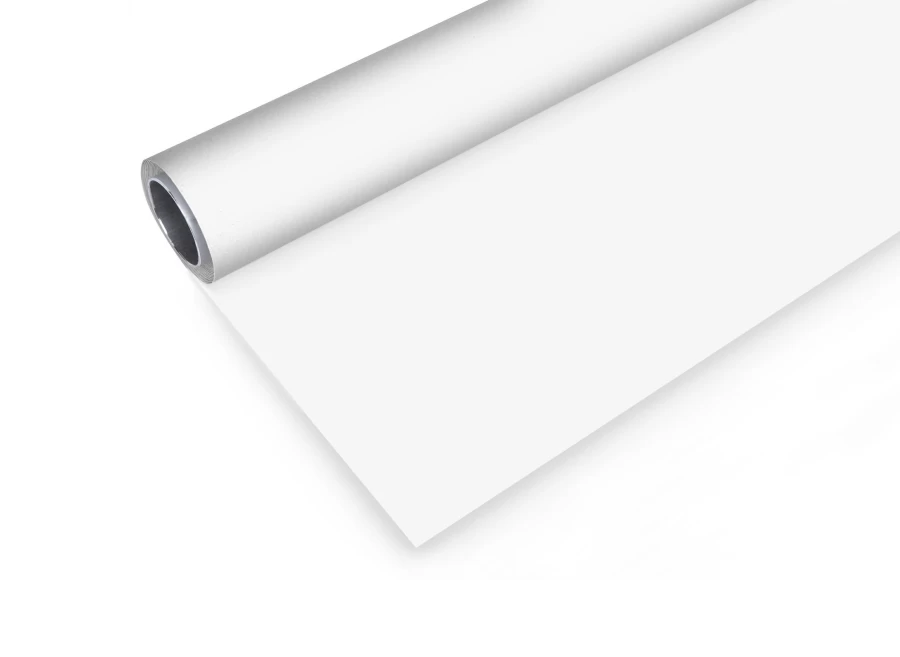 Bresser White Vinyl Background Roll 2m x 6m for Photography Studio Backdrop