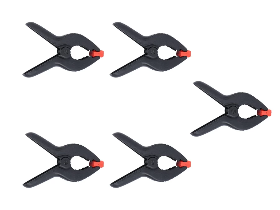 Bresser BR-53 Deluxe 3-Inch Background Clamp Set - 5-Piece Professional Photography Accessory