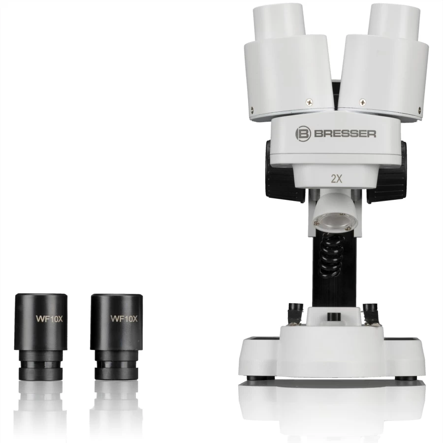 Bresser Junior 50X Microscope for Incident and Transmitted Light – Kids & Student Science Tool