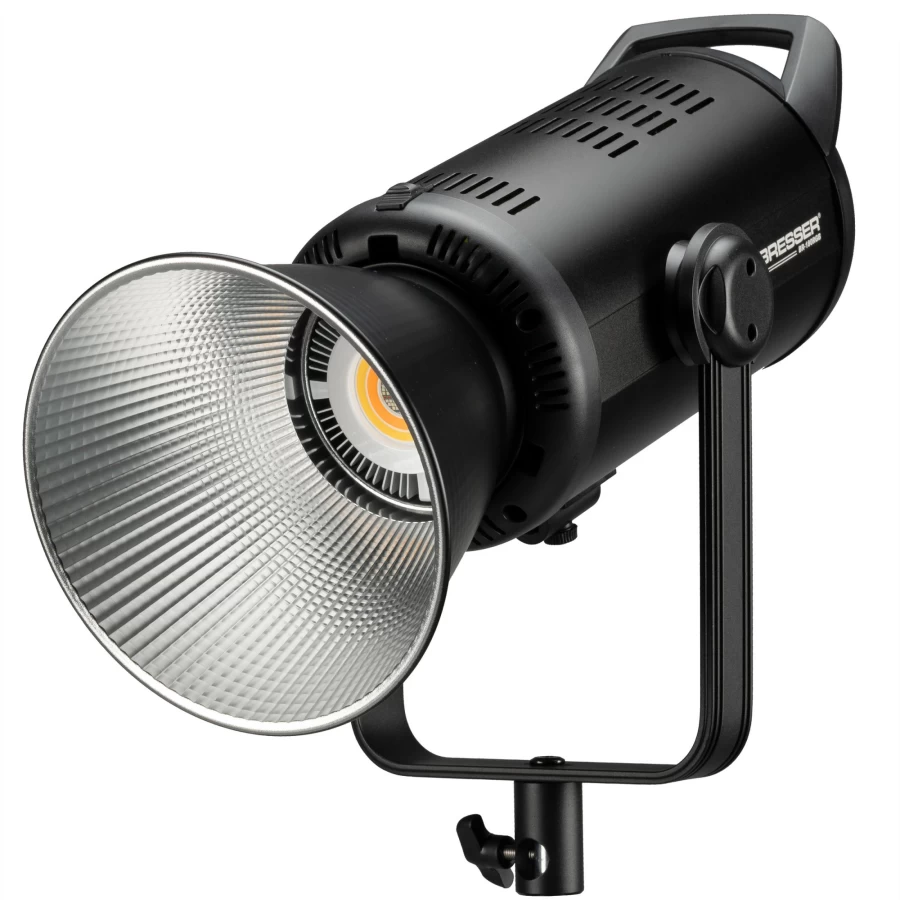 Bresser BR-180 RGB COB LED Light - High-Power Adjustable Lighting for Photography & Video