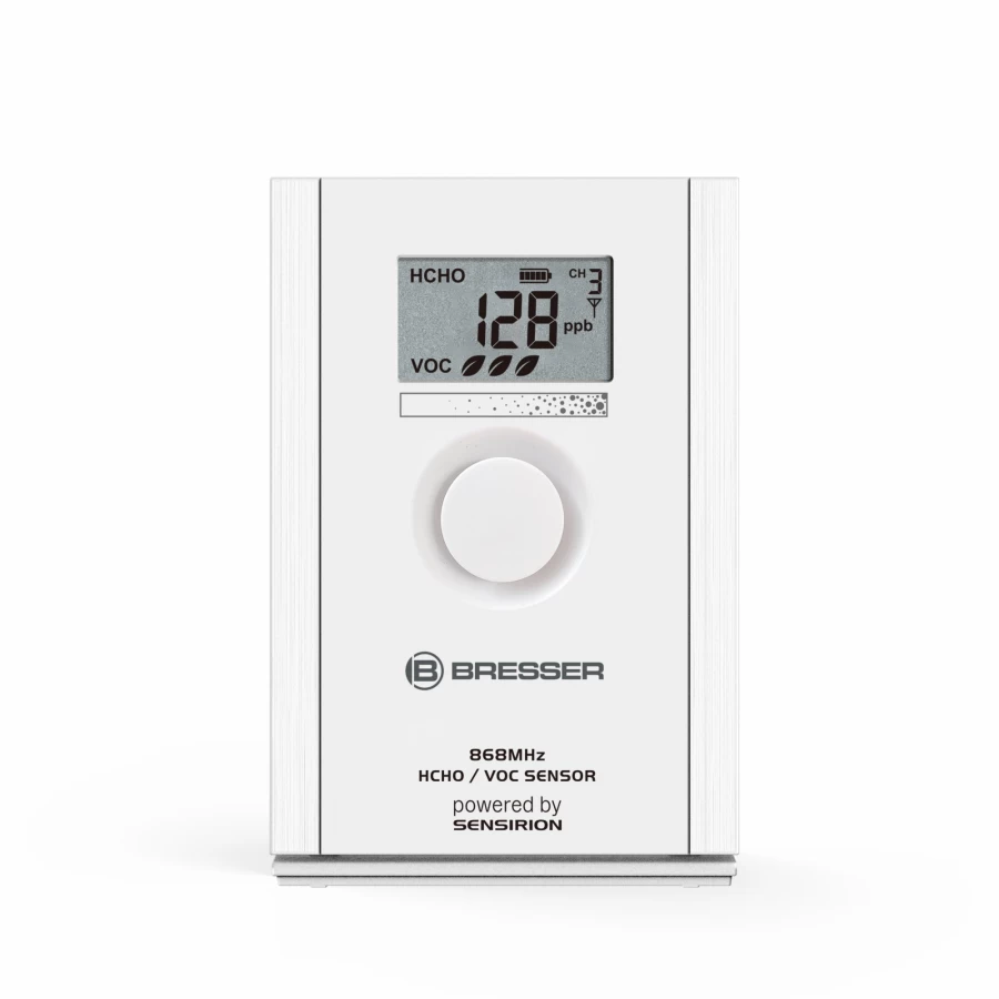 Bresser Formaldehyde (HCHO) & VOC Air Quality Sensor – Portable Indoor Pollution Detector