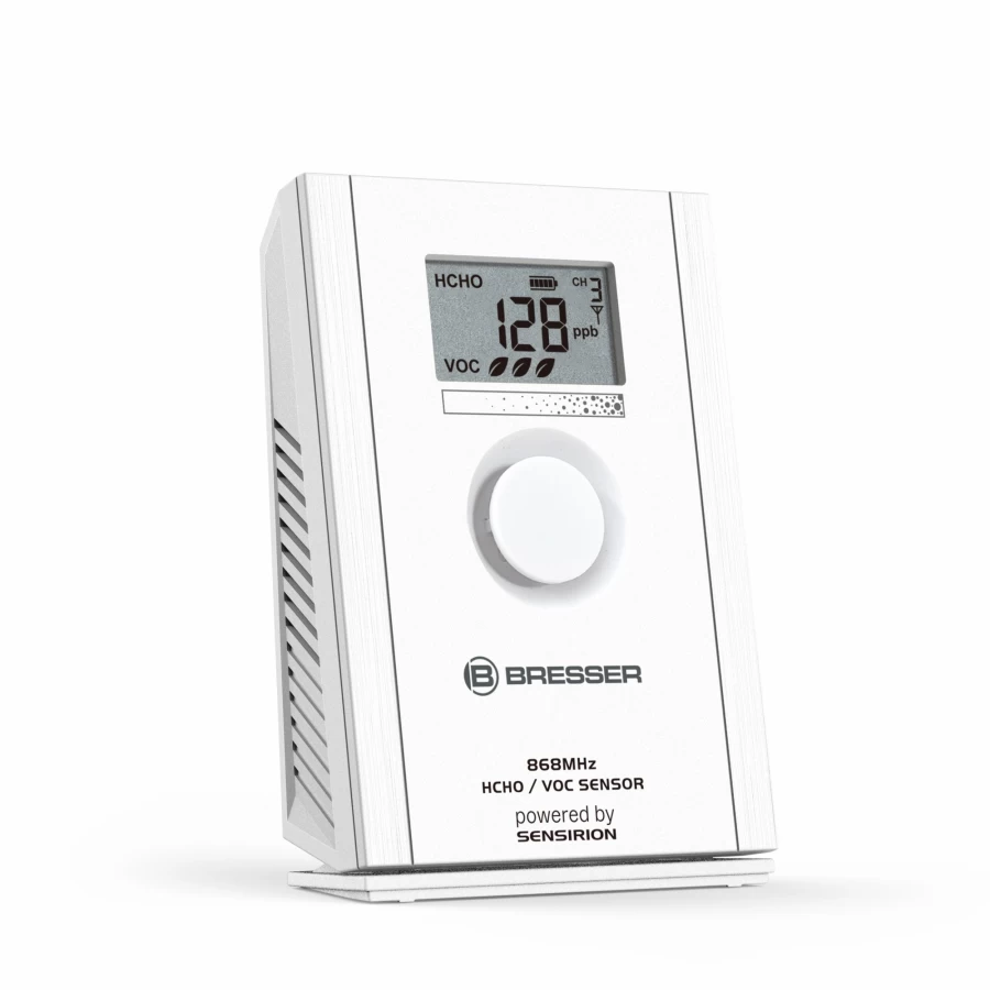 Bresser Formaldehyde (HCHO) & VOC Air Quality Sensor – Portable Indoor Pollution Detector