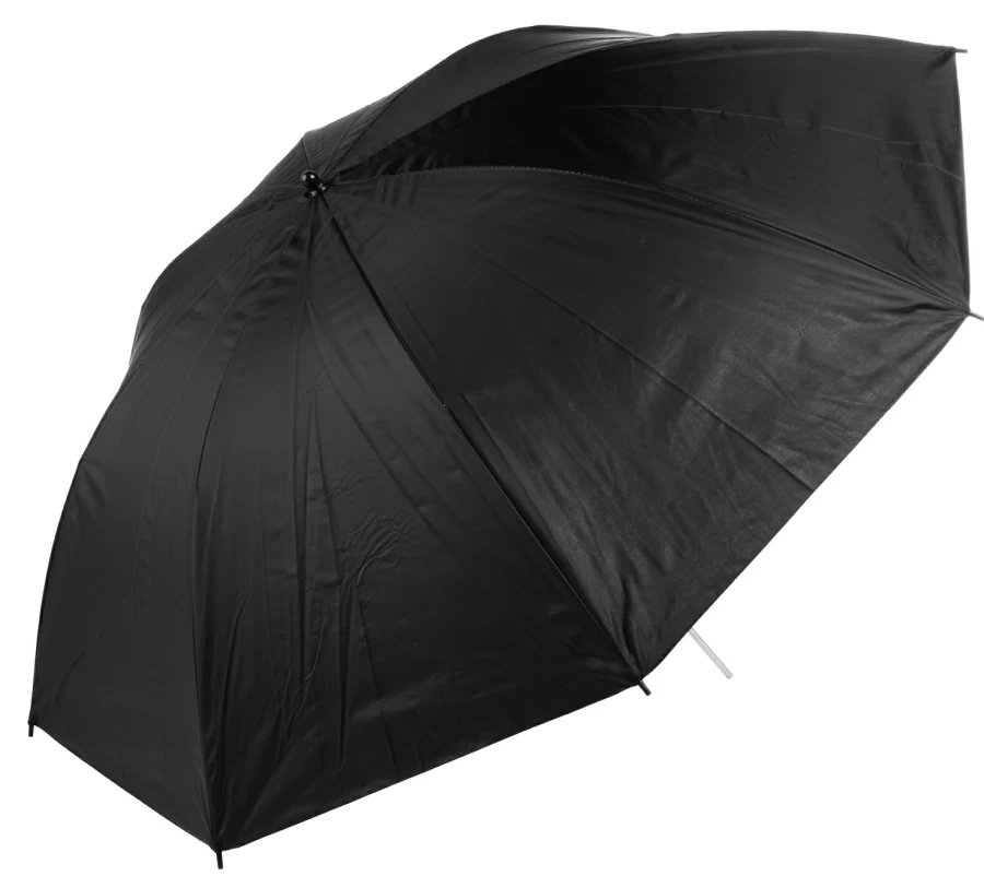 Bresser BR-BS110 Professional Photography Reflective Umbrella 110cm - Black/Silver for Studio Lighting